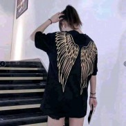 [Rẻ Vô Đ ịch] Áo thun unisex tay lỡ form rộng cánh chim CaMa Store M81